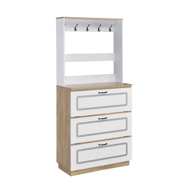 Shoe Cabinet With Drop Down Drawer