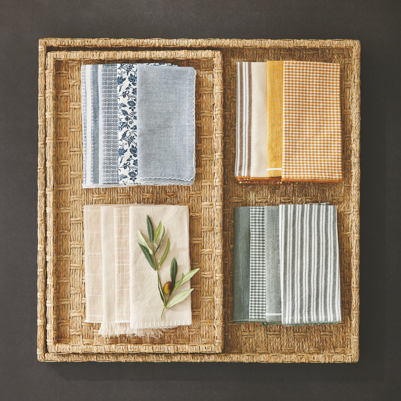 Fuller Decorative Tray, 1.5" H x 26" W x 26" D