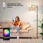 Lampe sur pied Boho - Lampes sur pied arquées pour le salon, lampe sur pied Farmhouse