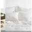 Ensemble de literie en coton blanc de qualité supérieure avec motif brodé