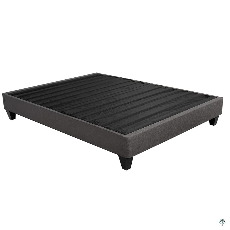 Size Platform Bed Base, Upholstered Mattress Foundation Bed Frame, Queen