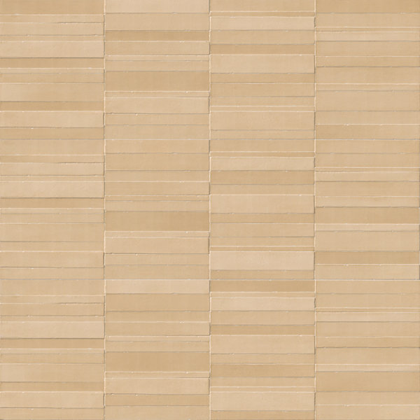 Cazella Miele 16 in. x 48 in. Matte Ceramic Terracotta Look 3D Relief Wall Tile