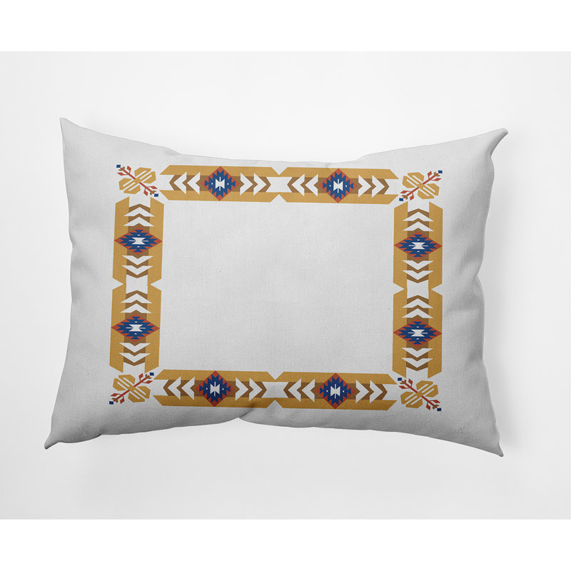 Housse et insert de coussin d'extérieur rectangulaire Jodhpur, Doré