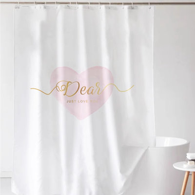 Rideau de douche en polyester