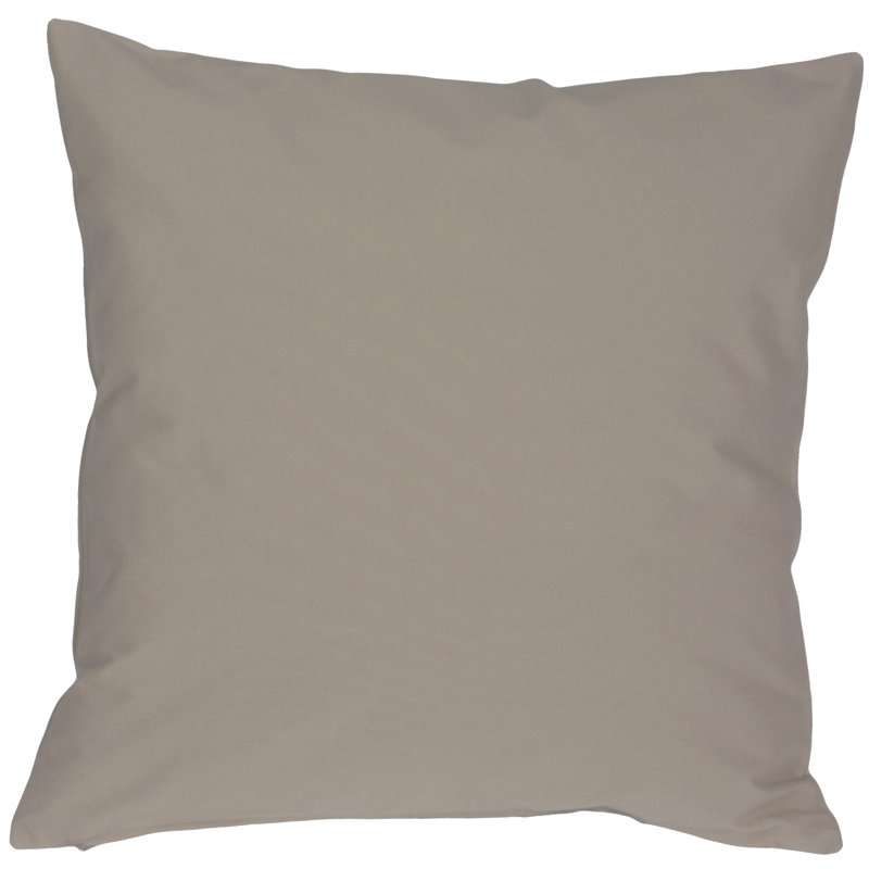Caravan Throw Pillow, 20" H x 20" W x 6" D, Light Gray