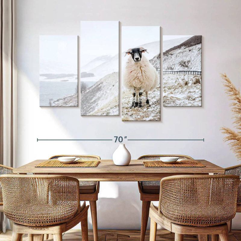 Brampt Scottish Blackface, 42" H x 68" W