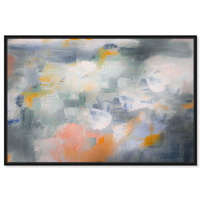 «All Is Peachy Boho», art mural abstrait par Art Remedy