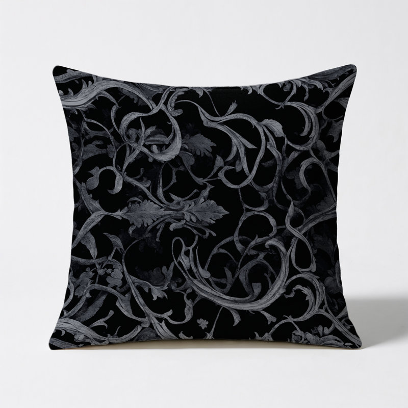 Moonlit Noir Indoor And Outdoor Pillow, Square 18"
