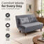 Cramerton 2 Seater Velvet Sofa Bed-1222355458