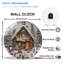 Horloge murale en verre 12 po