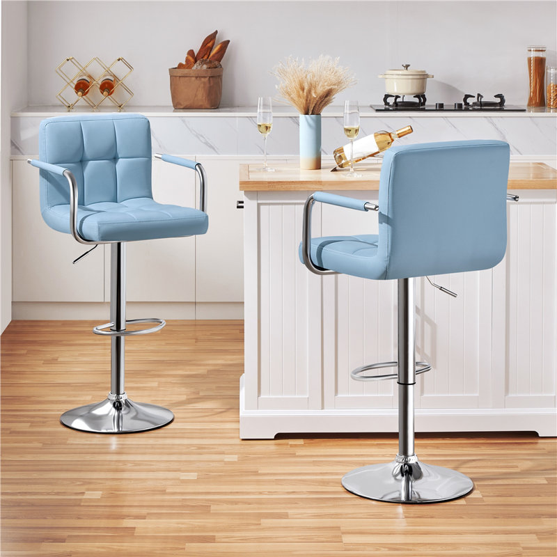 Tabouret de bar Pete, Bleu