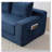 2 in 1 Convertible Folding Couch Bed,Memory Foam Cloud Loveseat Sofa-1252888488