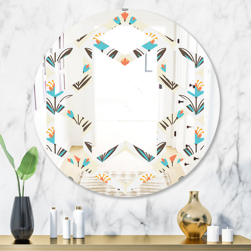 Miroir mural Hexagon Star, H 31,5 po x l po