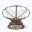 41.5" Ergonomic Wicker Chair With 360° Swivel, Thick Cushion, Iron Frame-2036741065