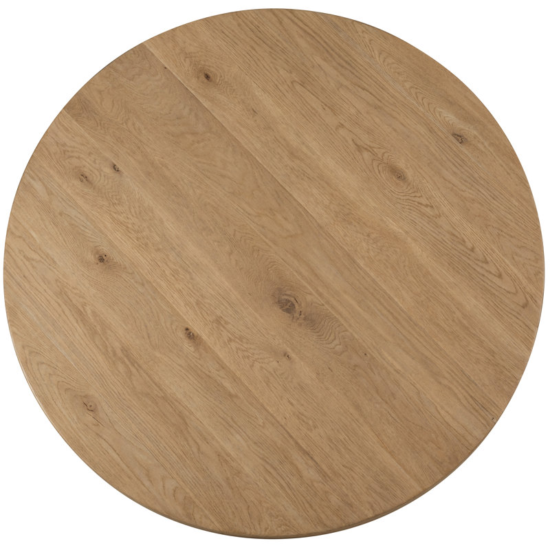 Driftwood 60In Round Dining Table, 30”H x 60”L x 60”W, Buckboard
