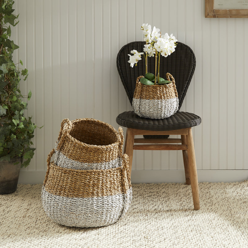 Seagrass Handmade Decorative Basket Set