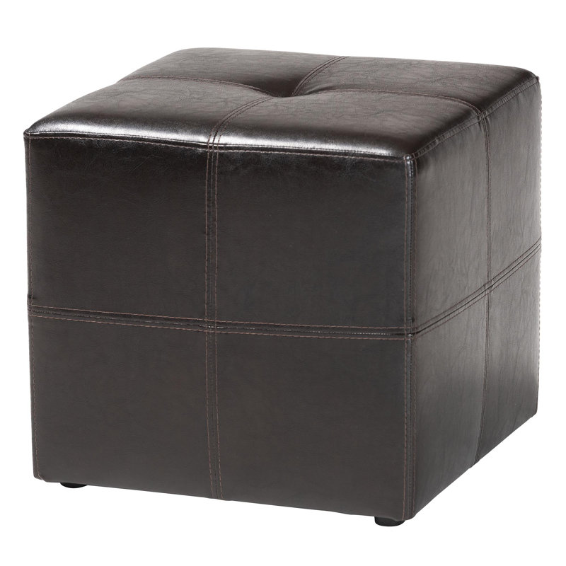 Jolea Faux Leather Ottoman
