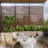 6 ft. H x 4 ft. W Metal Privacy Screen Fence Panel Flower Pattern-55887643
