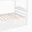 Lit simple en L avec lit gigogne