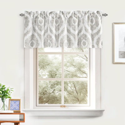 Rory Geometric Tailored Window Valance