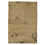 Handmade Silk and Wool Area Rug