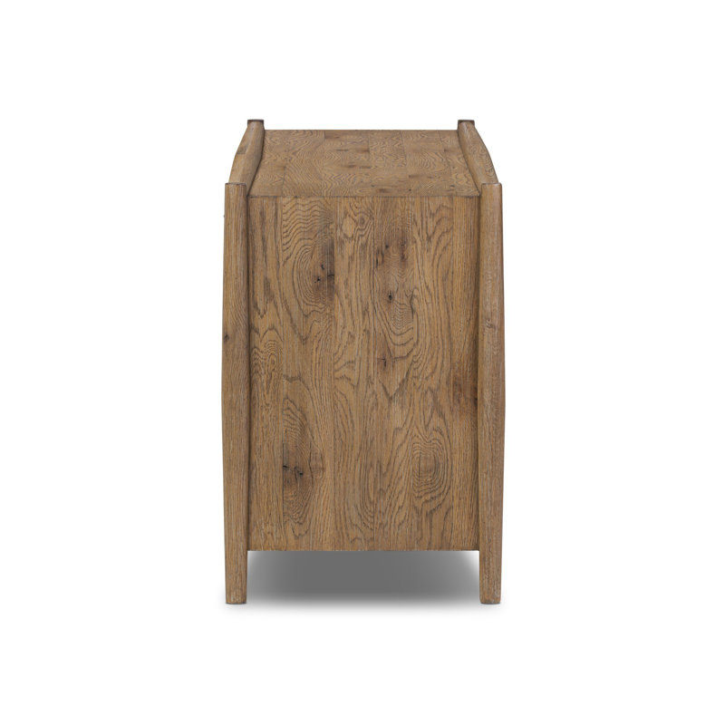 Glenview 4 Door Sideboard-Weathered Oak