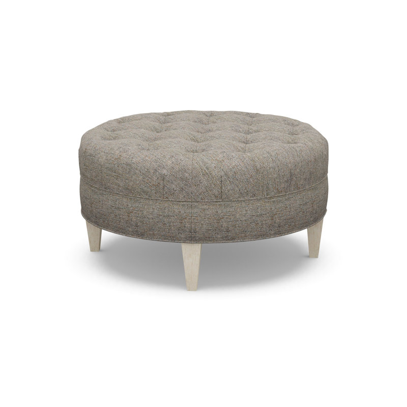 Round Ottoman, 2243-80, Sandstone