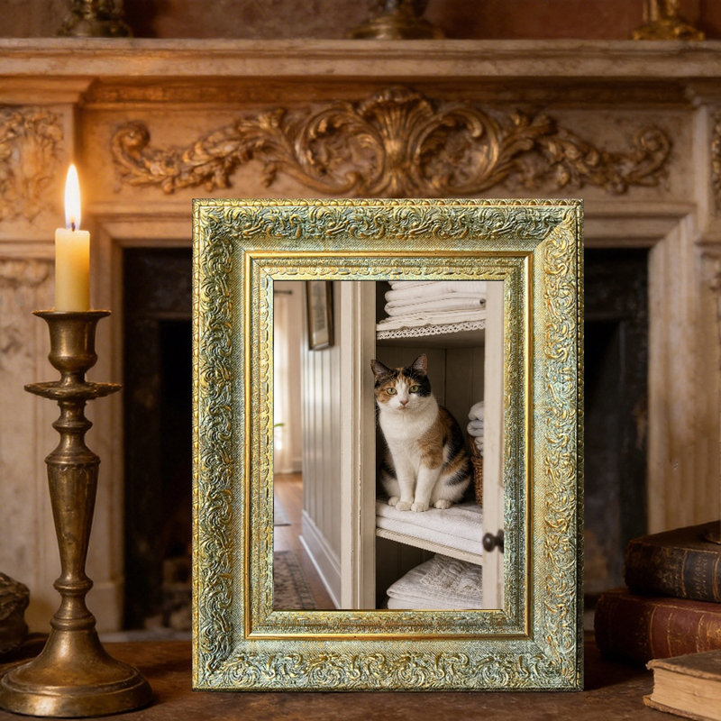 Cadre photo 8 pièces x 10 po 8 pièces x 10 po, Antique Gold, 3, 8" W x 10" H