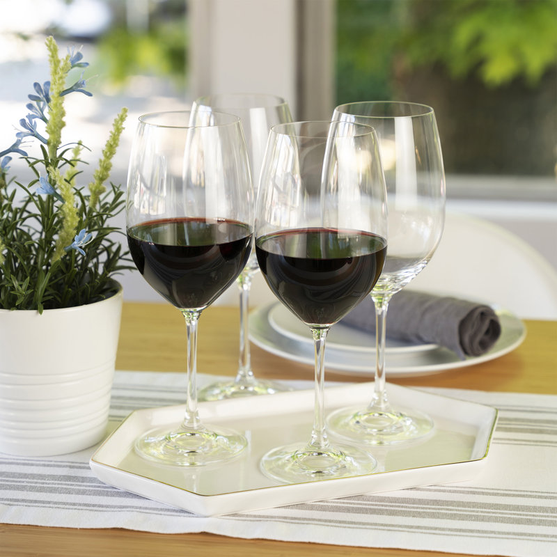 25 oz. Crystal Wine Glass Set