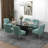 Farr Velvet Upholstered Side Chair With Silver Legs-1217884602