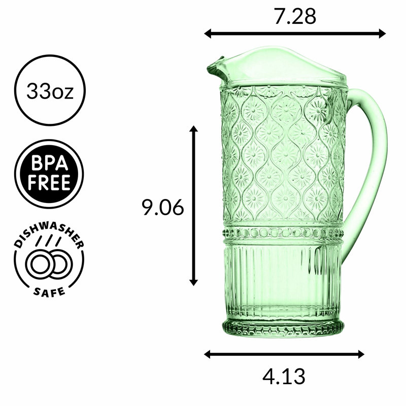 Pichet Claro 33 oz, Vert