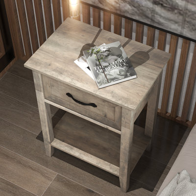Aryaveer 1 Drawer Bedside Table