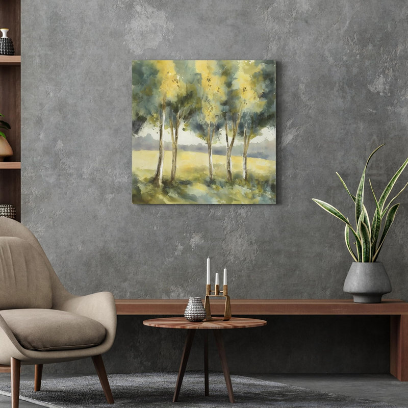 Art mural moderne sur toile sans cadre 16 "x 16"