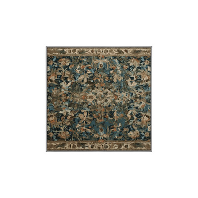 Machine Washable Brown Area Rug
