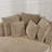 59.8" W Oversized Barrel Chair,Chenille Sofa Chair  With 5 Pillows-1996755675