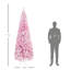 Arbre de Noël artificiel enneigé 7,5 pi de hauteur avec pin en forme de pin et branches réalistes