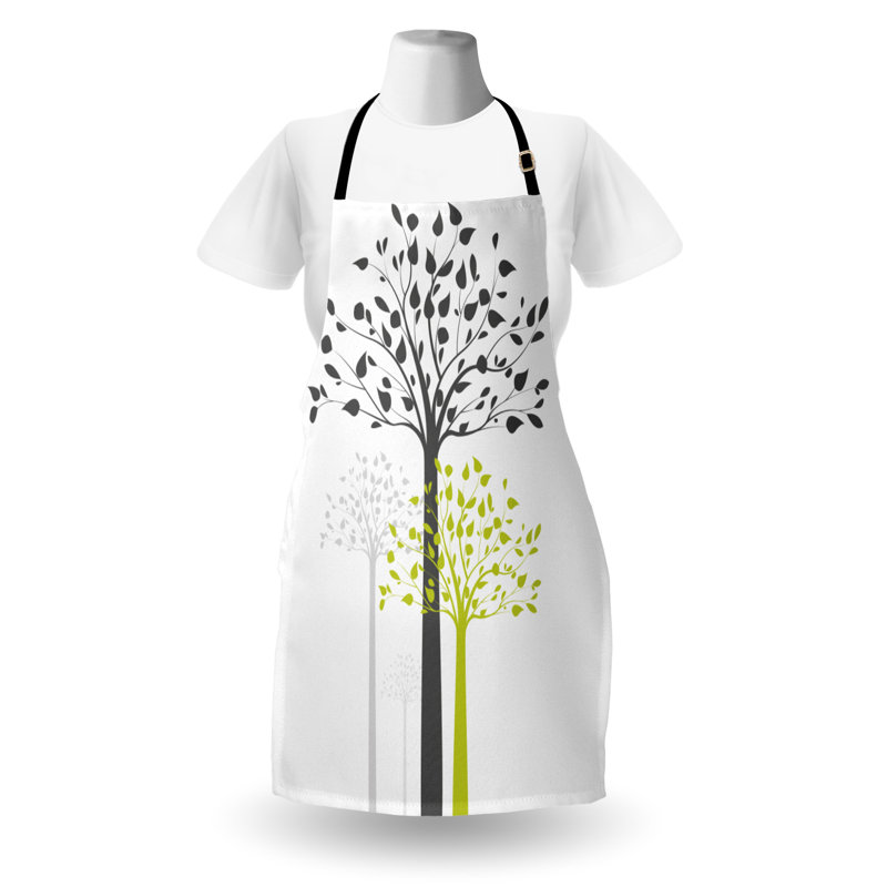 No Pattern Bib Apron