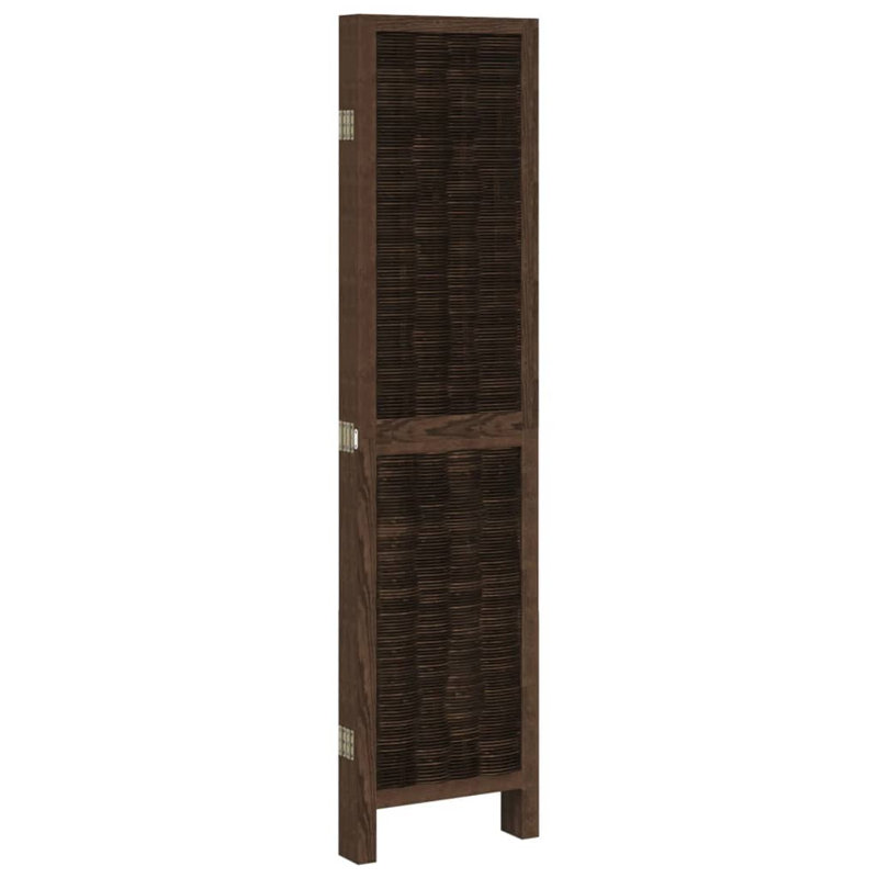 Alexzavier Solid Wood Accent Room Divider, White, 200cm H x 180cm W
