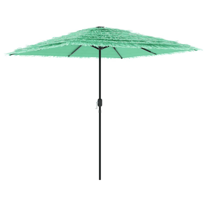 Beach Parasol, Green, 248cm H x 248cm W x 248cm D