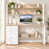 White and Walnut