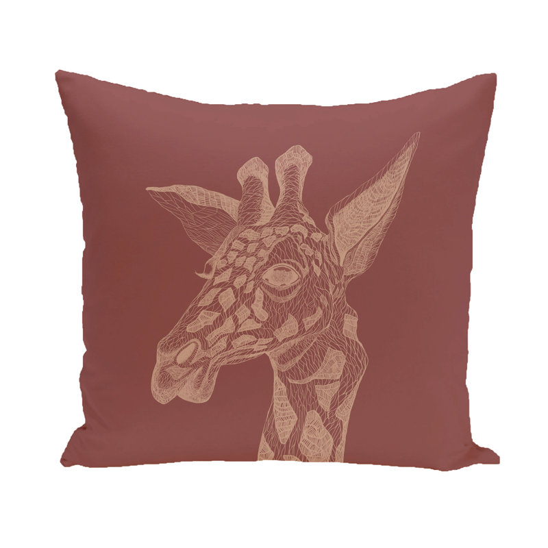 Housse et insert de coussin carré Animal Magnatism, H 20 po x l 20 po, Rouille