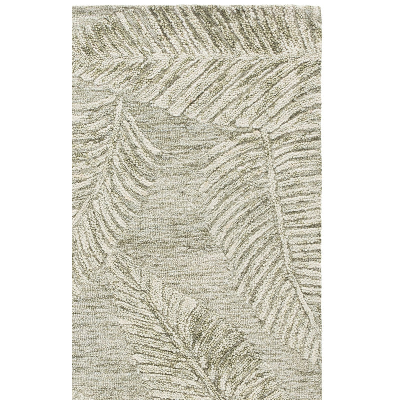 Jardin Hand Tufted Wool;Cotton Solid Color Indoor Rug, 5'-0" X 8'-0" Rectangle