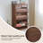 31.50" Brown Solid wood Pine Shoe Storage