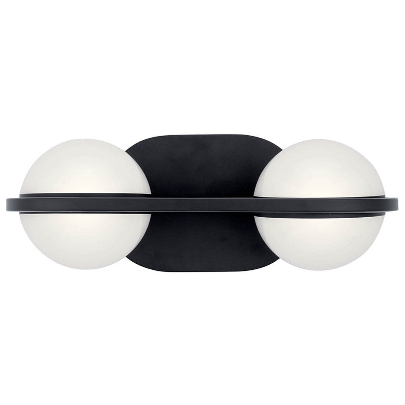 Nikko 2 - Light Dimmable LED Vanity Light, Matte Black