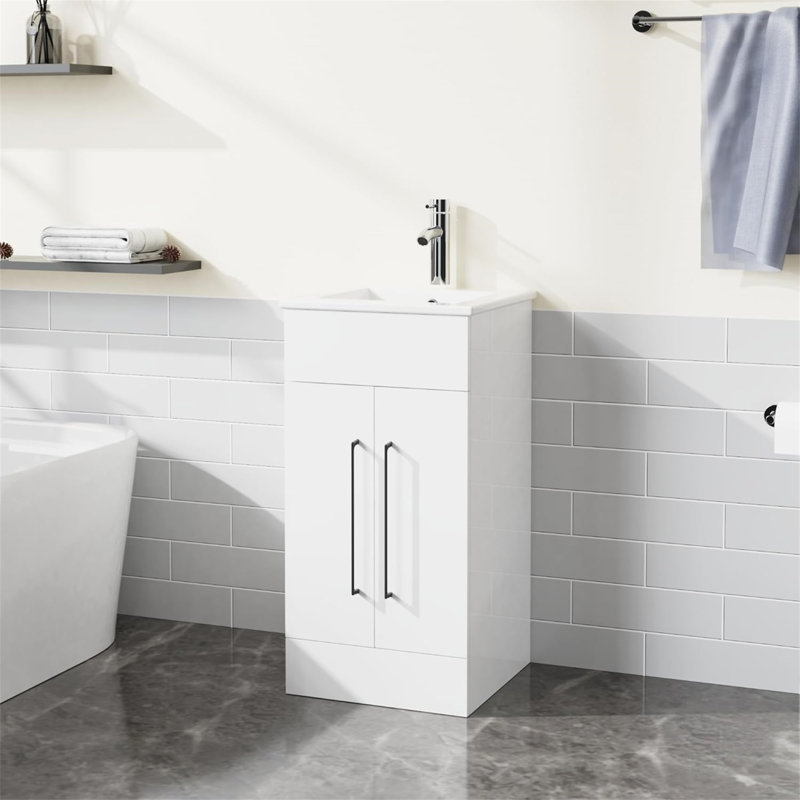 Lavabo de meuble-lavabo simple 16 po Goodyo