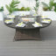 Table de foyer d'extérieur au propane en aluminium de 70,87 po avec couvercle Flanagan
