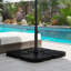 Porte-parapluie universel noir, convenant à divers environnements extérieurs