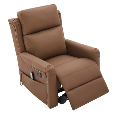 Fauteuil inclinable de massage inclinable avec massage à 8 points avec chauffage et rangement pour le salon et le cinéma maison Modern