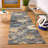 Machine Washable Indoor/Outdoor Chantille ACN2947 Floral Rug-128961575