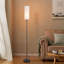 Lacasha Black Column Floor Lamp